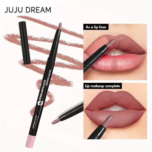 Long-Lasting Waterproof Matte Lip Liner Hydrating Non-Sticky Lip Makeup